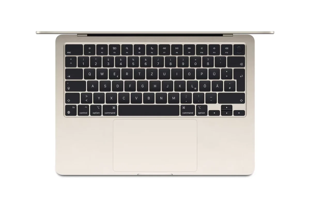 Apple MacBook Air 15,3" 2025 notebook, M4/16GB/M4/512GB, zvjezdano bijela - Slika 2
