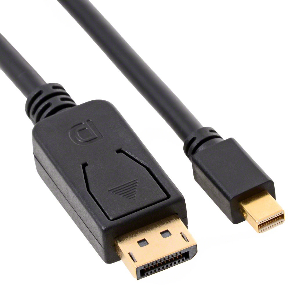 100384 Delock Kabel Mini Displayport 1.2 Stecker > Displayport Stecker 4K 1,0 m - Slika 1