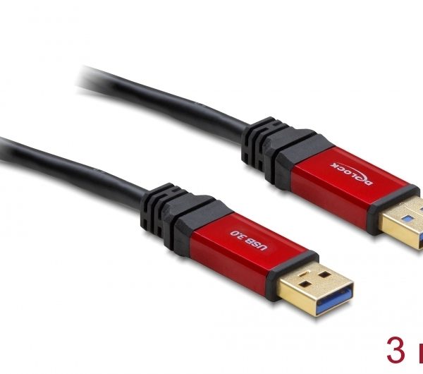 Delock Kabel USB 3.0 Typ-A Stecker > USB 3.0 Typ-A Stecker 3 m Premium