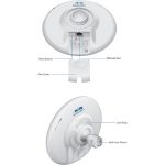 Ubiquiti airMax NanoBeam 5ac Gen2, 5GHz, 19dBi