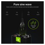 Green Cell strujni inverter 24V na 230V, 500W/1000W Pure Sine Wave (INV17) - Slika 3