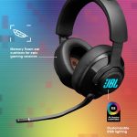 JBL Quantum 400 naglavne igraće slušalice s mikrofonom, 3.5mm/USB, RGB, crne - Slika 2