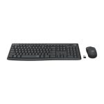 Logitech MK295 Silent bežična tipkovnica+miš, USB, tamnosiva (920-009809) - Slika 2