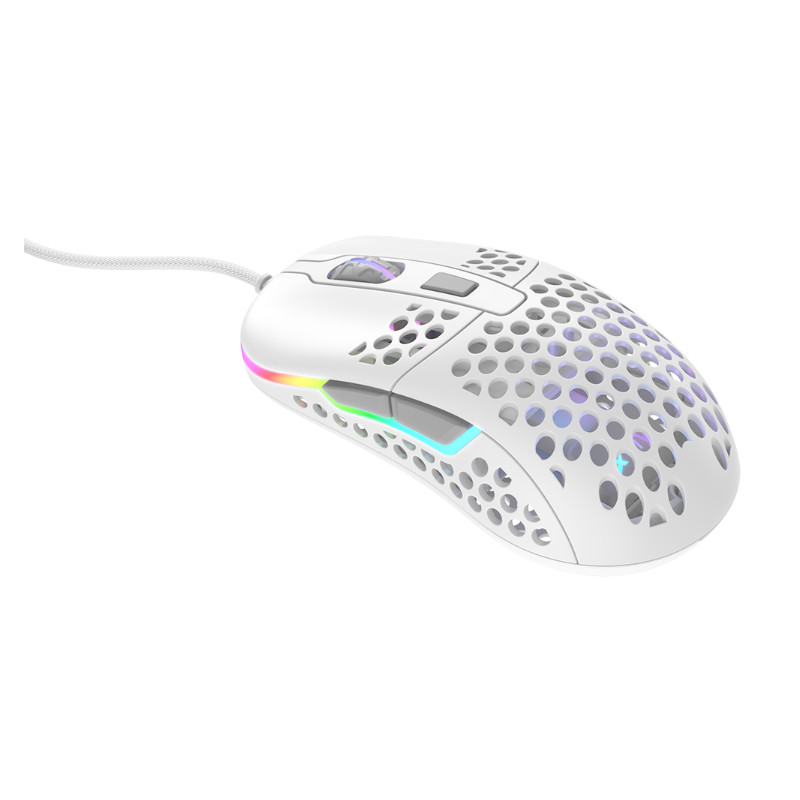 140946-57_62335_02 Cherry XTRFY M42 optički RGB igraći miš, 16000 cpi, USB, bijeli - Slika 1