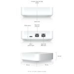 UXG-Lite UniFi gateway, 1x GbE WAN port, 1xGbE LAN port, USB-C, - Slika 2