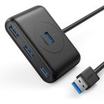 UGREEN 4-portni USB-A HUB 4xUSB-A 3.0, 1m, crni