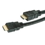 Roline VALUE Ultra HD 8K HDMI v2.1 kabel sa mrežom, M/M, crni, 0.5m - Slika 2
