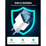 UGREEN zidni punjač 20W, USB-C, PD3.0/QC4.0, bijeli + USB-C/Lightning kabel 1.0m - Slika 4