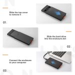 UGREEN vanjsko kućište 2.5" SATA HDD/SSD, do 9.5mm, tool free, microUSB3.0/USB3.0