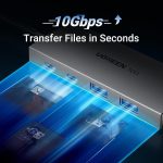 UGREEN 4-portni USB-C HUB 2xUSB-A, 2xUSB-C, 10Gbps, sivi - Slika 2