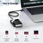 UGREEN čitač memorijskih kartica, USB 3.0, TF/SD/CF/MS kartice, 50cm, crni - Slika 2