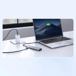 UGREEN 5-portni USB-C HUB 3x USB-A 3.2, 1xUSB-C PD, 1xHDMI 4K 30 fps, sivi - Slika 5