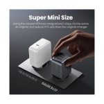 UGREEN Nexode Pro zidni punjač 65W, 2x USB-C, USB-A, USB-C kabel, GaN, sivi