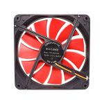 Xilence hladnjak za kućište 120×120×25mm, PWM, crno/crveni