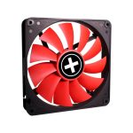 Xilence hladnjak za kućište 120×120×25mm, PWM, crno/crveni - Slika 2