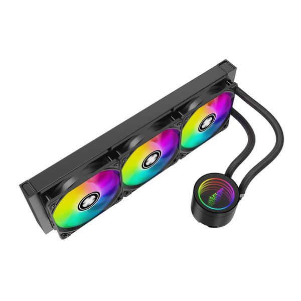 Xilence LQ360G.ARGB Gaming Series vodeno hlađenje za procesore Intel/AMD Multi socket, 3×120mm PWM ARGB ventilator, crno
