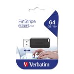 Verbatim USB2.0 PinStripe 64GB, crni - Slika 5