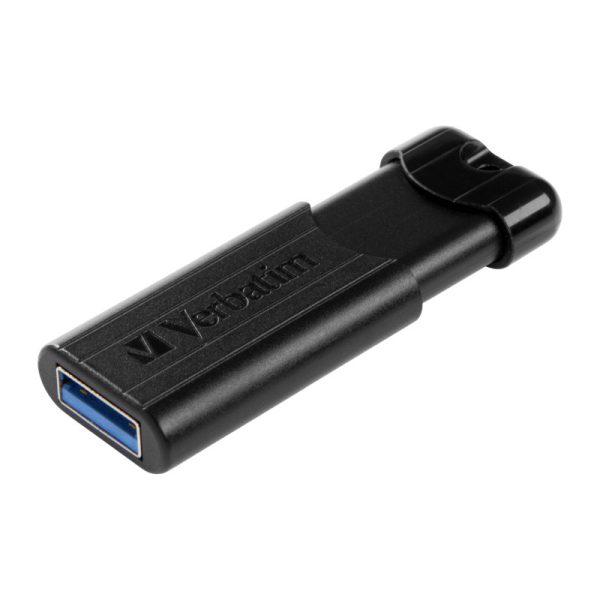 Verbatim PinStripe 64GB USB3.2 Gen1, crni
