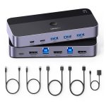 UGREEN KWM switch 3x HDMI, 2x USB-C, 3x USB-A,2x USB-B - Slika 3