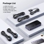 UGREEN KWM switch 3x HDMI, 2x USB-C, 3x USB-A,2x USB-B - Slika 4
