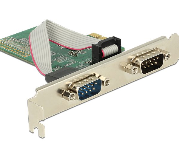 Delock PCIe x1 > 2 x Seriell RS-232