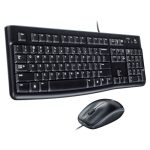 Logitech MK120 tipkovnica+miš, USB, crna (920-002549)
