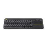Logitech K400 Plus bežična tipkovnica+touchpad, USB, crna (920-008385)