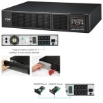 Fortron Source UPS Clippers Rack/Tower 2000VA/2000W, On-line double conversion, USB, RS-232, EPO, 8×C13, 4×9Ah, LCD