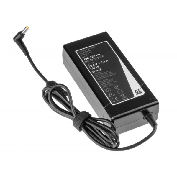 Green Cell (AD102P) AC adapter 135W za Acer prijenosnike, 19V/7.1A, 5.5-1.7mm