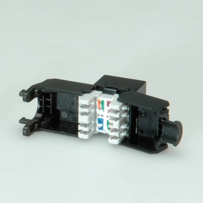 Roline RJ45 Keystone konektor Cat.6/Class E, UTP (tool-free), crni ...