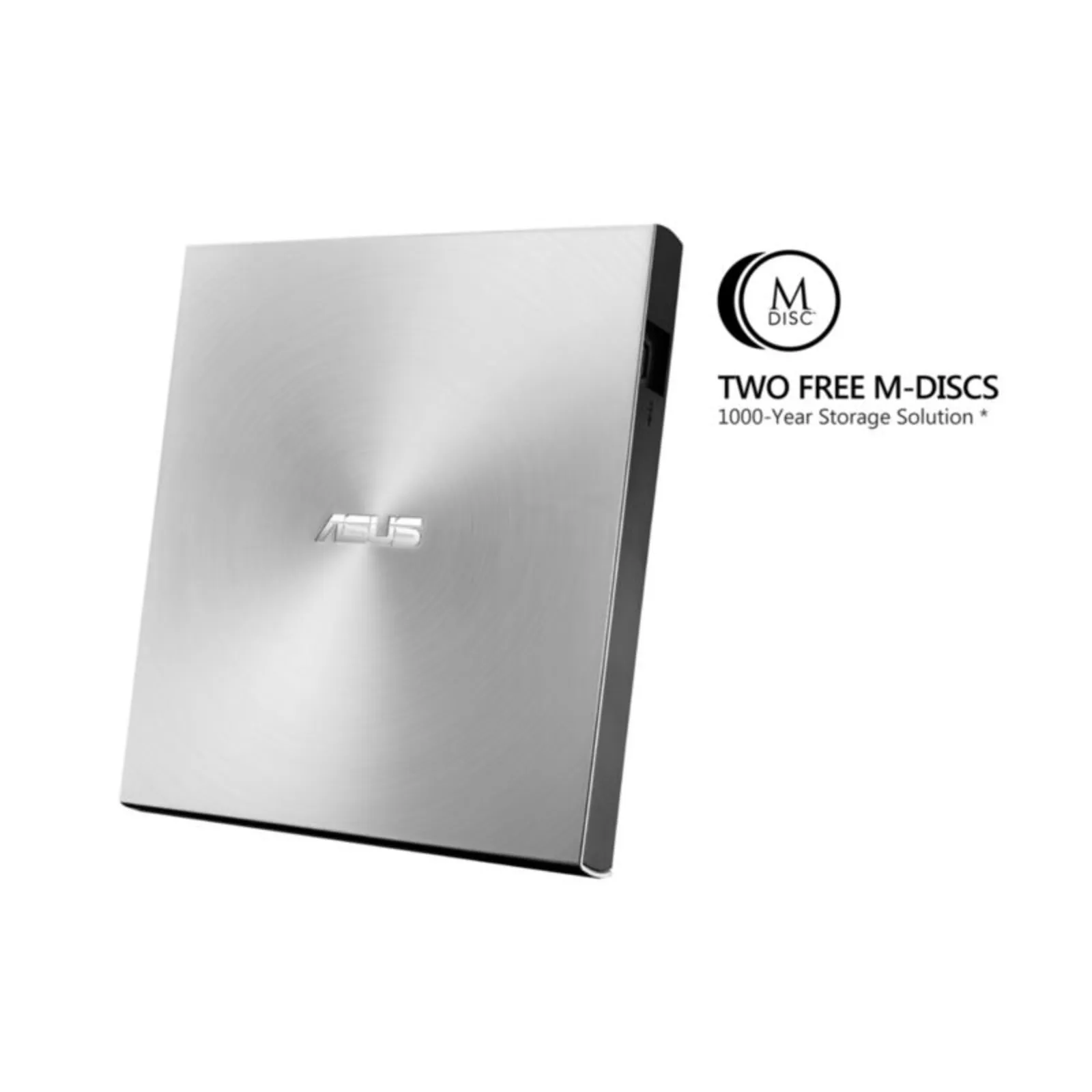 160209143729800801900043O Asus Zen Drive SDRW-08U7M-U 8x DVD Slim Brenner MDisk USB2.0 Silber - Slika 1