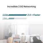 TP-Link TX201 Gigabit PCIe Mrežna kartica, 2.5 Gbps, 1xRJ45 port, PCI Express 2.1 x1 - Slika 2