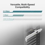 TP-Link TX201 Gigabit PCIe Mrežna kartica, 2.5 Gbps, 1xRJ45 port, PCI Express 2.1 x1 - Slika 5