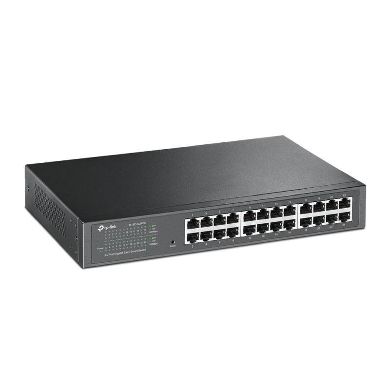 160628-57_TL-SG1024DE_02 TP-Link 24-port Gigabit Easy Smart preklopnik (Switch), 24×10/100/1000M RJ45 ports, 1U 13" - Slika 1