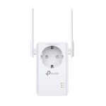 TP-Link bežični pojačivač dometa (Universal Range Extender) 300Mbps, (2.4GHz), 802.11b/g/n, 1×RJ45 10/100, 2×vanjske antene fiksne, range extender tipka, dodatna utičnica