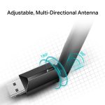 TP-Link AC600 Archer T2U Plus bežični High-Gain Dual-Band USB adapter 200Mbps/433Mbps (2.4GHz/5GHz), 802.11a/b/g/n/ac, 5dBi antena - Slika 5