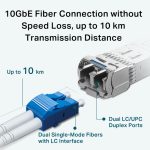 TP-Link 10G-LR SFP+ LC 1310 nm Single-mode, LC Duplex konektor, do 10 km - Slika 4