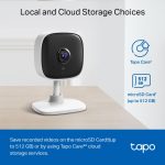 TP-Link Tapo C110 kamera UHD 3MP, H.264, Advanced Night Vision, microSD, dvosmjerni audio, detekcija pokreta, Wi-Fi, Tapo app - Slika 2