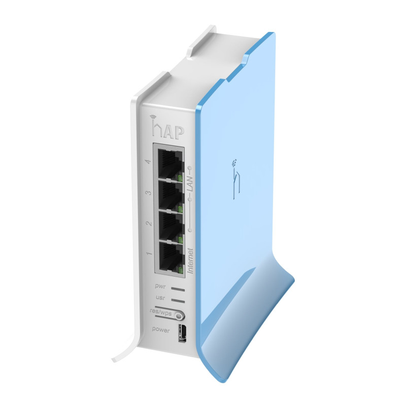 163361-57_32423_02 Mikrotik RB941-2nD-TC hAP Lite tower, 650MHz CPU, 32MB RAM, 4×LAN, 2.4Ghz 802.11b/g/n, integrirana antena, RouterOS L4, tower kućište, PSU - Slika 1