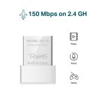 Mercusys MW150US bežični N USB Nano adapter 150Mbps (2.4GHz), 802.11n/g/b - Slika 2