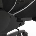 Bit Force KHAN F-2D igraća stolica s potpornim jastučićima, tkanina, 2D naslon za ruke, nosivost 150kg, crno/siva - Slika 6