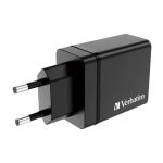 Verbatim zidni punjač 30W, 3×USB-A/1×USB-C, crni - Slika 3