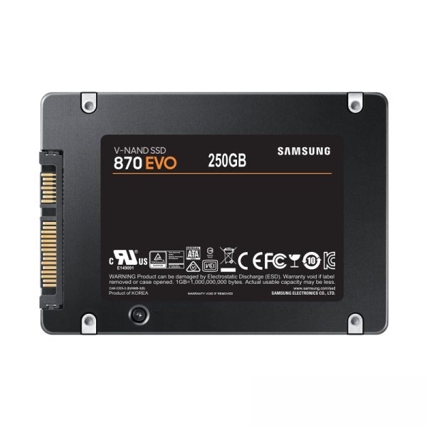 Samsung 870 EVO 250GB SSD, R/W: 560/530MB/s (MZ-77E250B/EU)