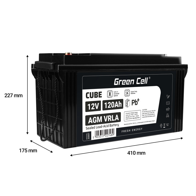 167328-57_51919_02 Green Cell (AGM31) akumulator 12V/120Ah - Slika 1