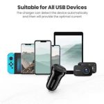 UGREEN auto punjač 24W, 2×USB-A, crni - Slika 4