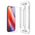 Spigen Glass tR EZ Fit 2 Pack, transparency - iPhone 17/16 Pro / 17 (AGL07928) - Slika 2