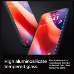 Spigen Glass tR EZ Fit 2 Pack, transparency - iPhone 17/16 Pro Max (AGL07907) - Slika 4
