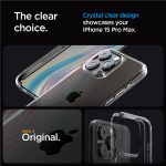 Spigen Crystal Hybrid, zaštitna maska za telefon, prozirna - iPhone 15 Pro Max (ACS06446)