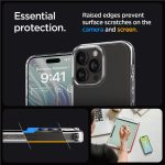 Spigen Crystal Hybrid, zaštitna maska za telefon, prozirna - iPhone 15 Pro Max (ACS06446) - Slika 3