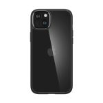 Spigen Crystal Hybrid, zaštitna maska za telefon, mat crna - iPhone 15 Plus (ACS06462)